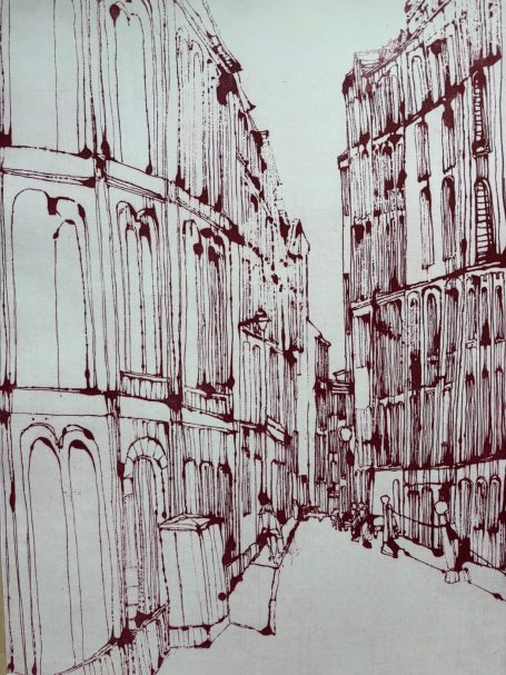 Gasse in Italien